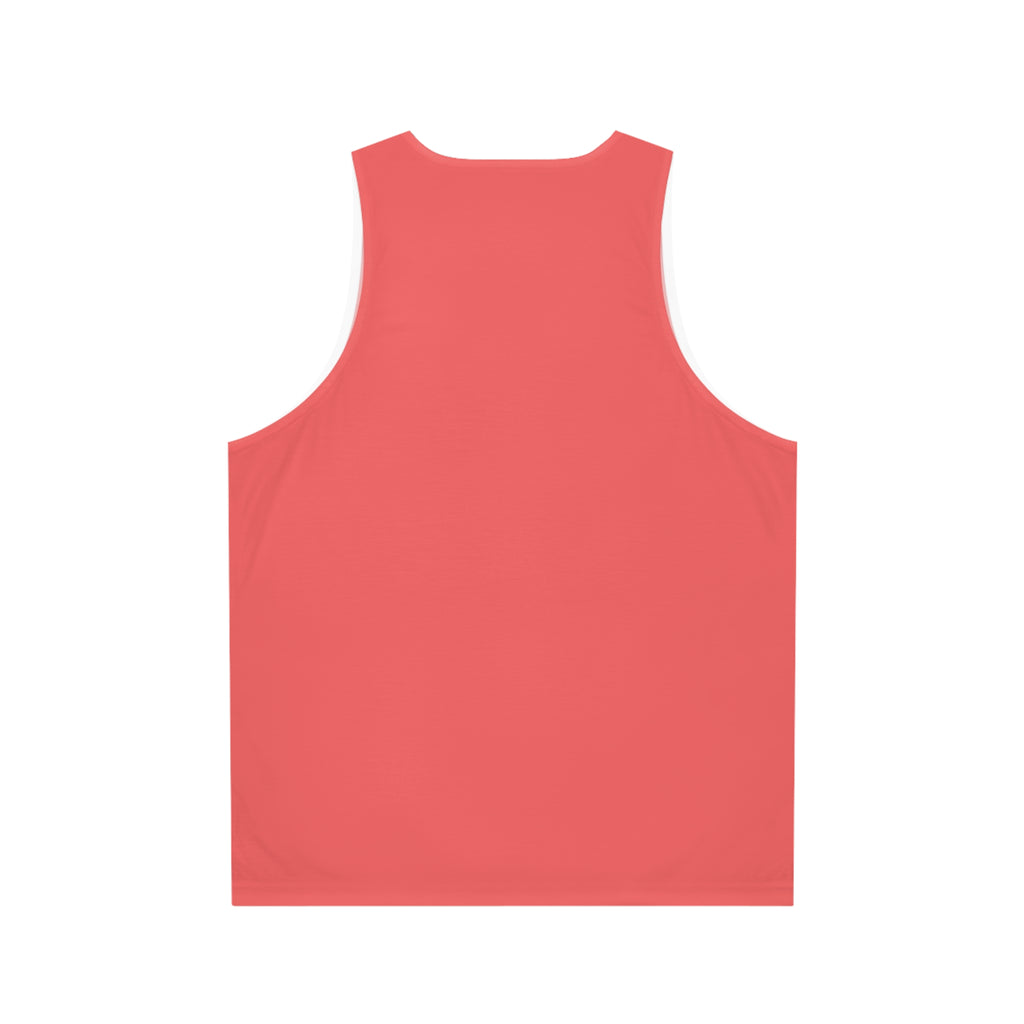 Geometric Frame Logo Tank Top — Minimal Black Square Emblem