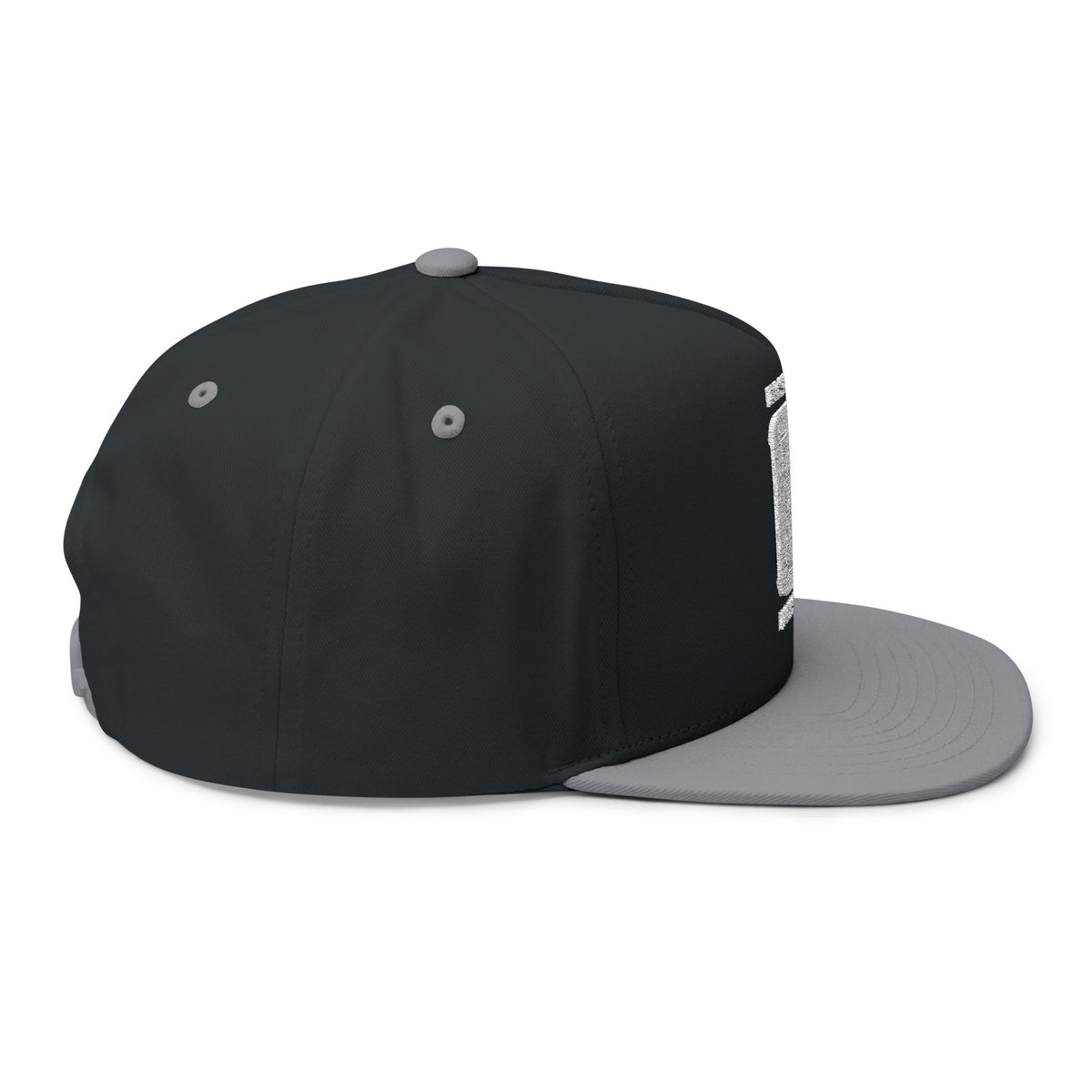Embroidered Flat Bill Cap — First Friday House Music Logo