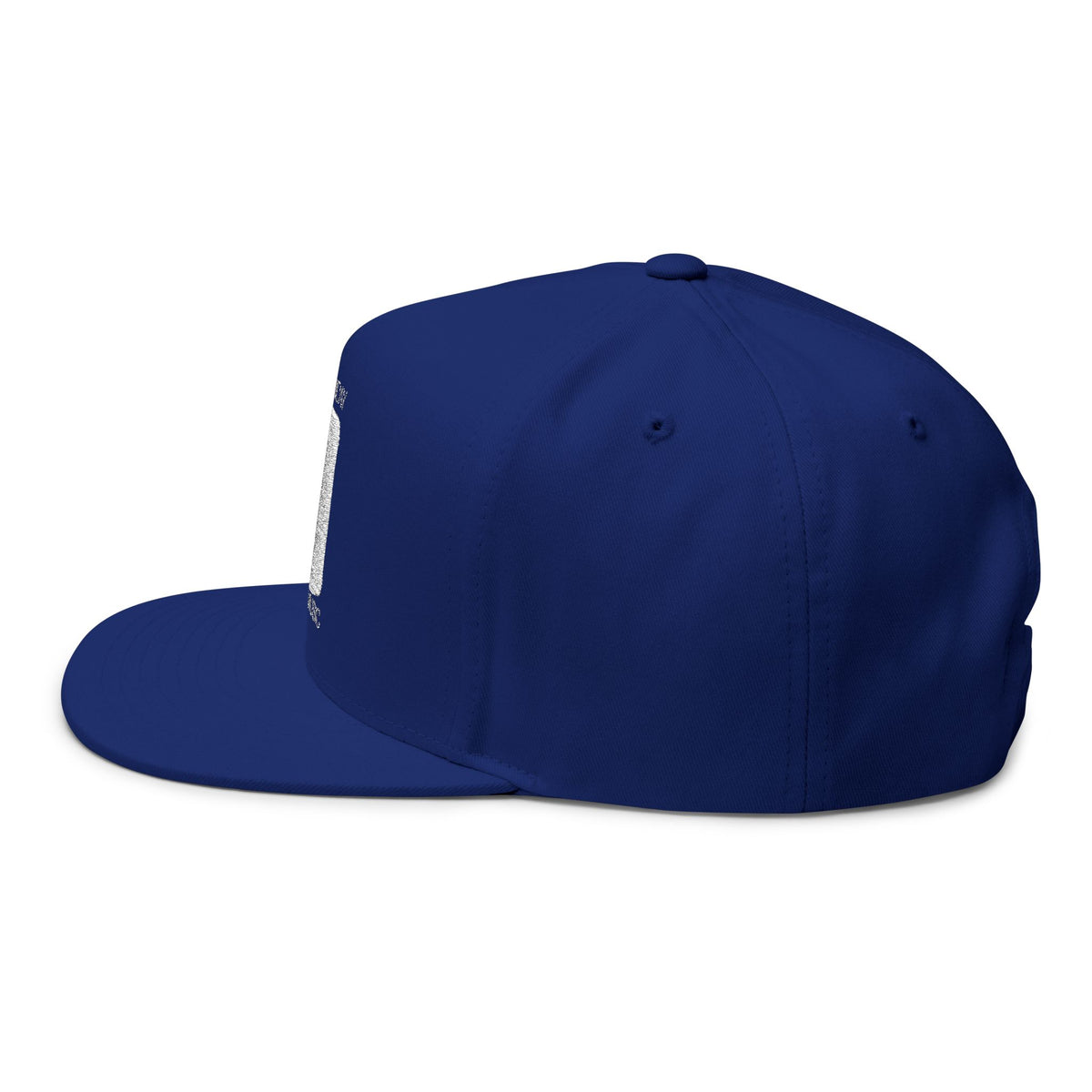 Embroidered Flat Bill Cap — First Friday House Music Logo