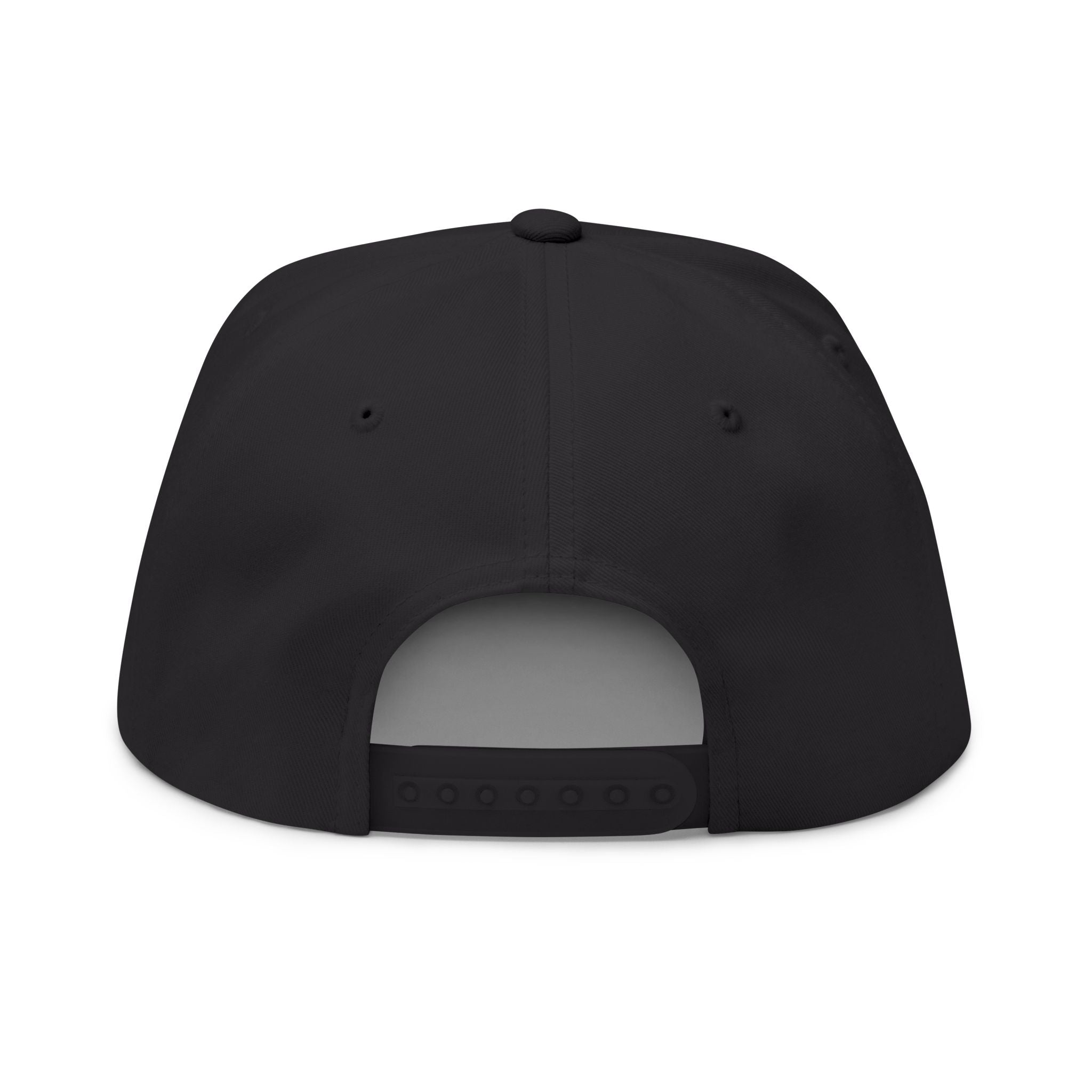 Embroidered Flat Bill Cap — First Friday House Music Logo