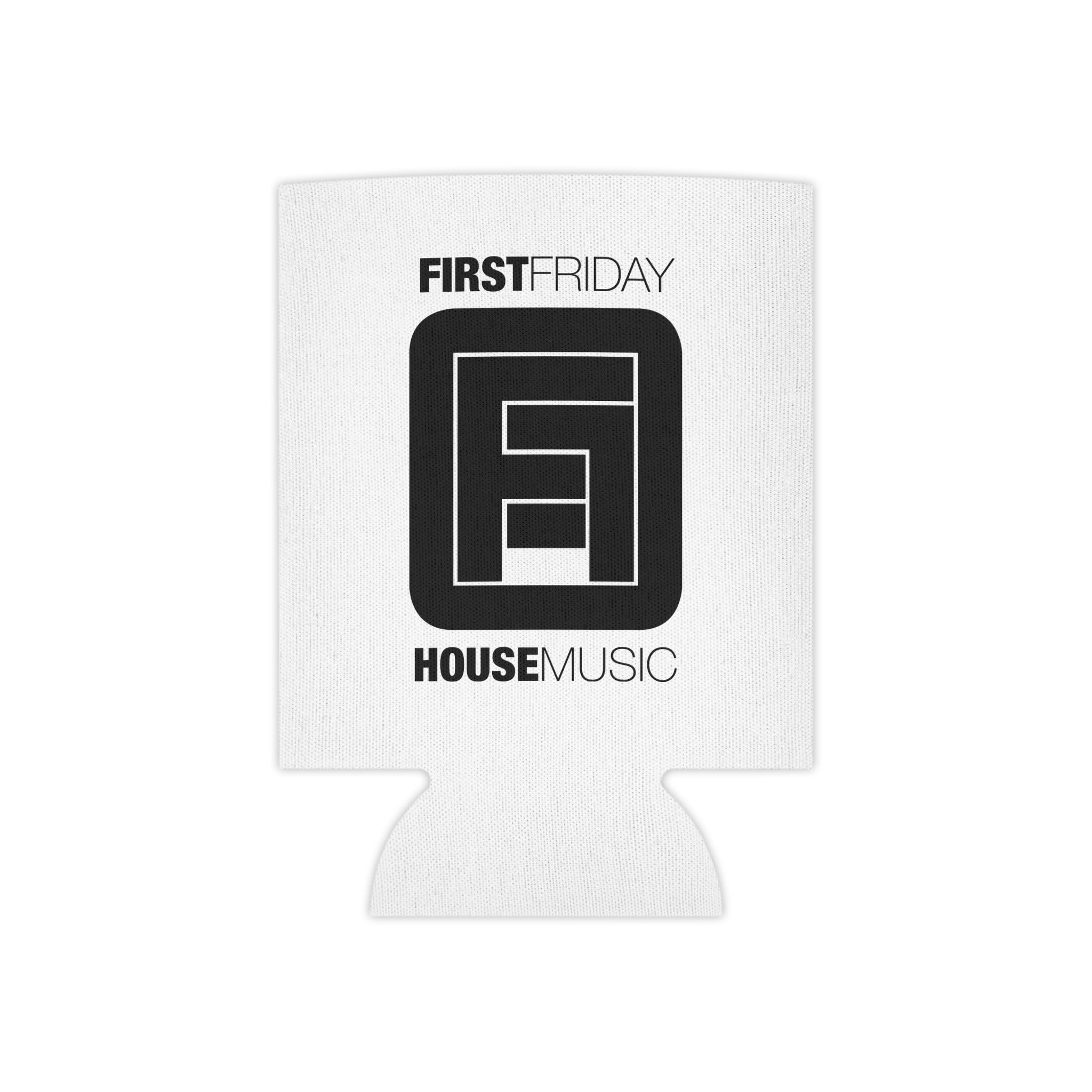 Can Cooler — First Friday House Music Logo Can Cooler