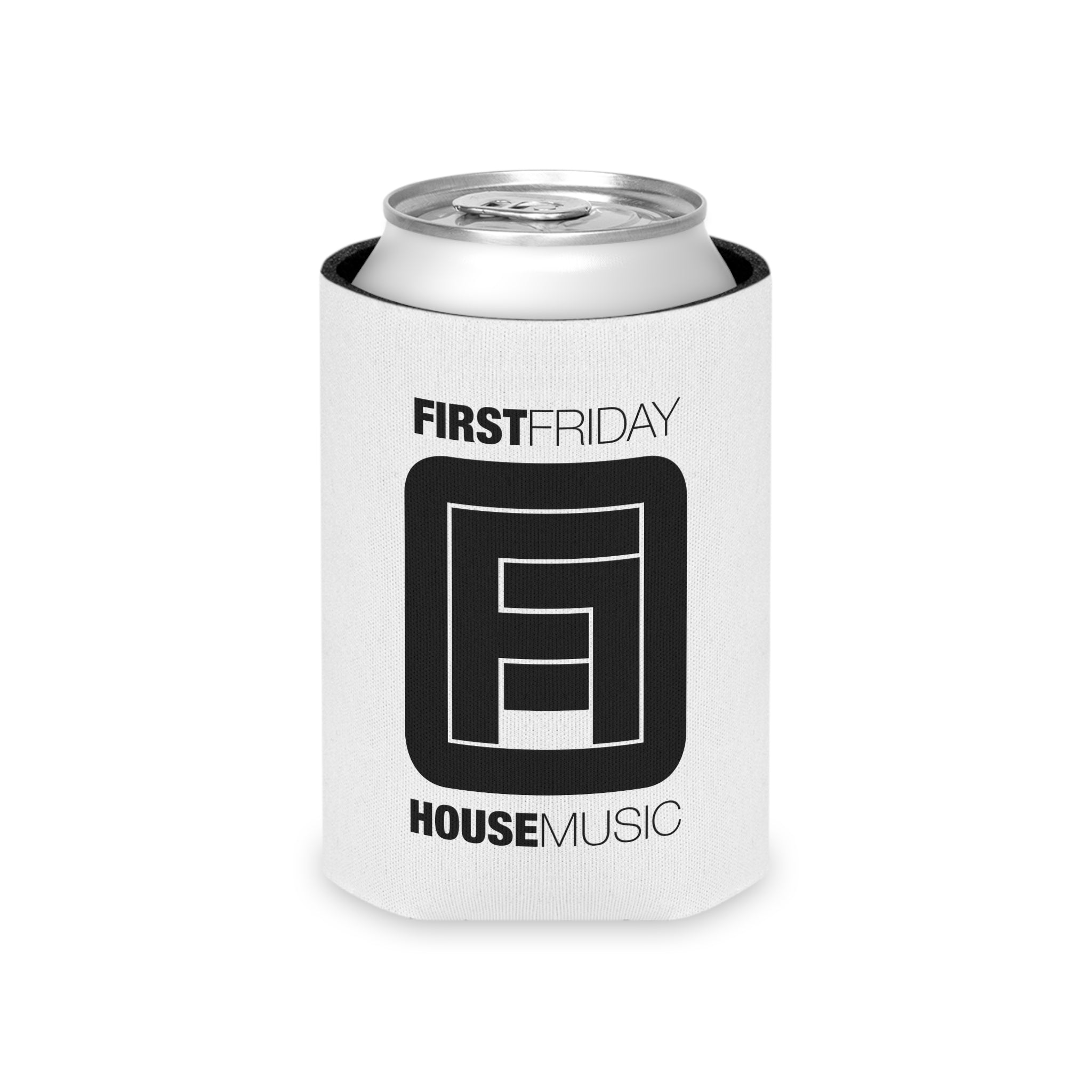 Can Cooler — First Friday House Music Logo Can Cooler